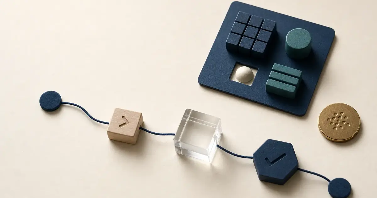 An editorial still life about a developer kit for runnable services